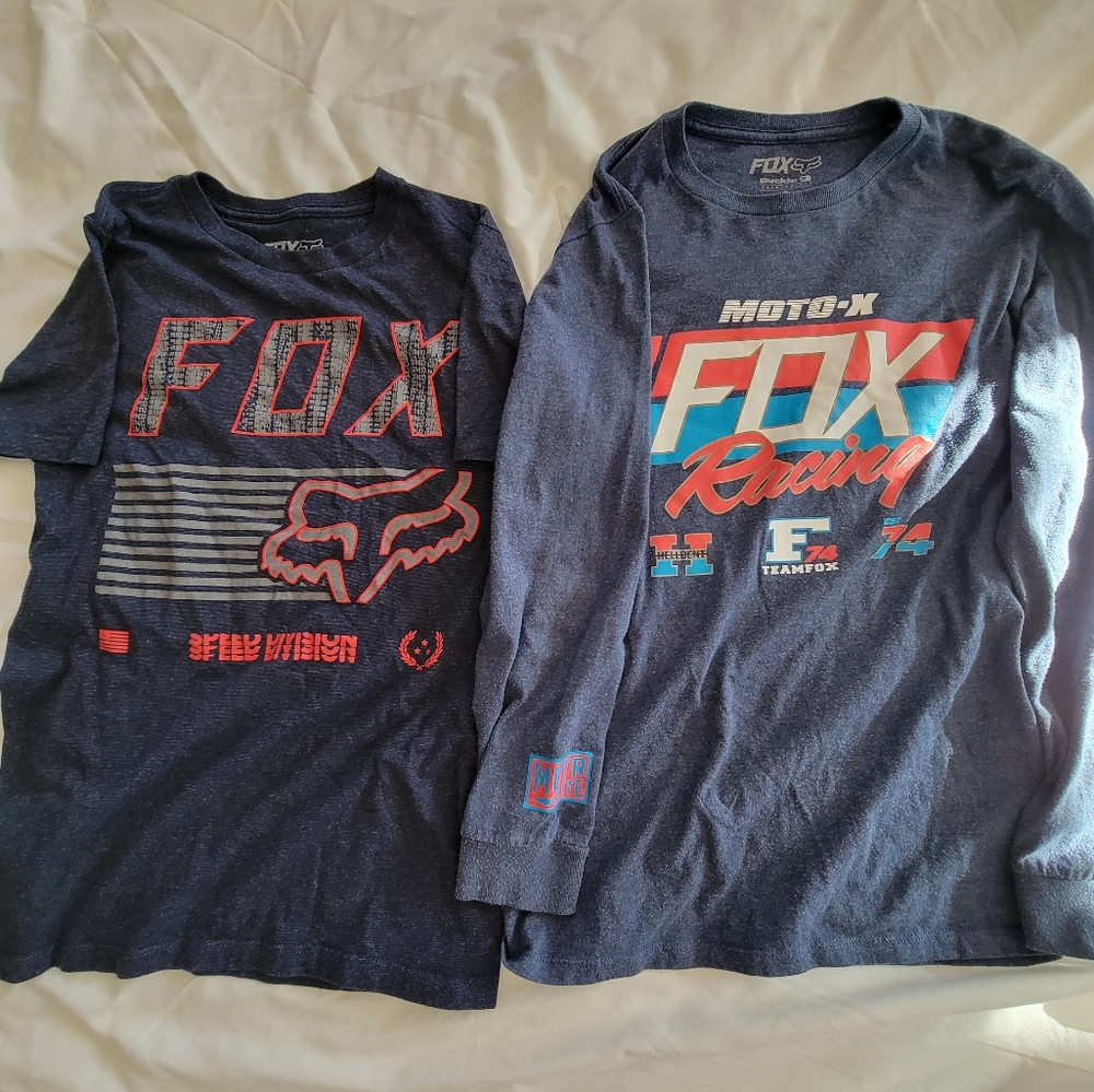 Fox t-shirt & long sleeve